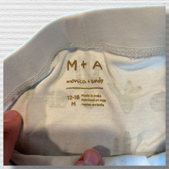 Monica + Andy Organic Cotton Cactus Panda Pants Size 12-18 Months - Picture 2 of 3